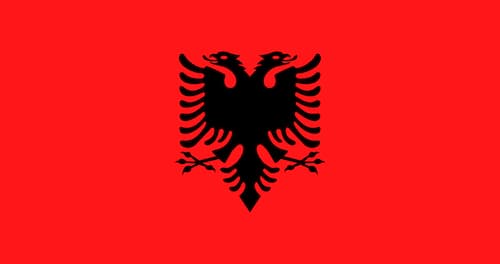 Albanien Flagge